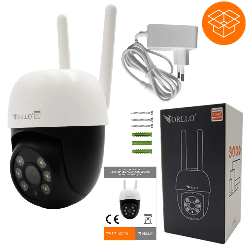 Kamera na Kartę SIM Zewnętrzna 4Mpx ORLLO TZ2 PRO 4G OUTLET IDEALNY