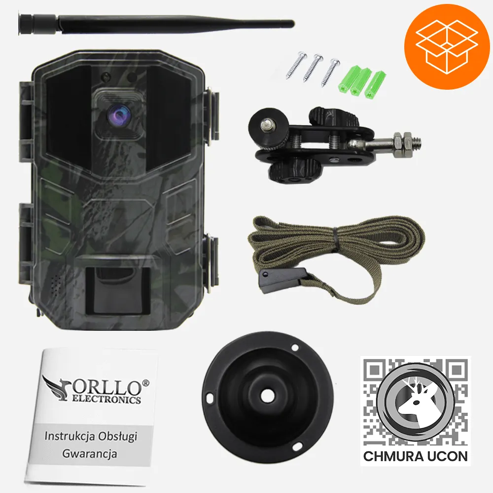Fotopułapka GSM Kamera Leśna ORLLO HUNTERCAM 3 + GRATIS chmura