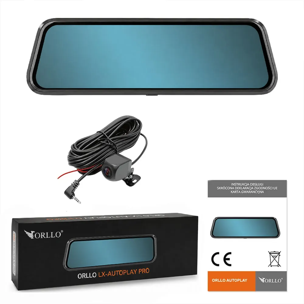 Kamera Samochodowa 4K GPS Przód / Tył Android Auto WiFi ORLLO AUTOPLAY PRO
