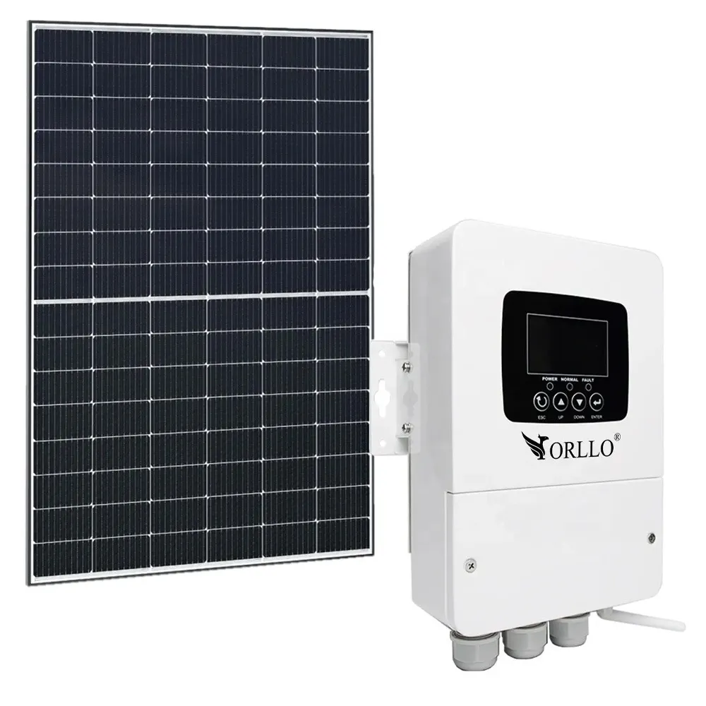 Zestaw Solarny do Grzania Wody Przetwornica Solarna ORLLO BOOST 5KW BYPASS 9 Paneli Fotowoltaicznych 4.5KW