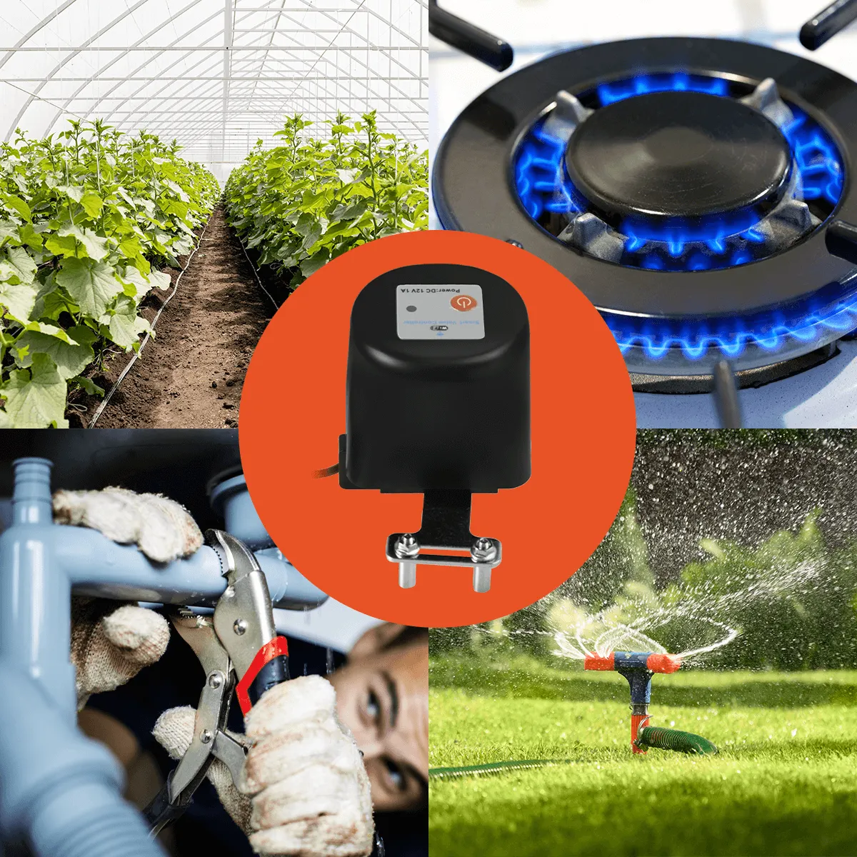 Zawór Wody Gazu WiFi ORLLO TUYA