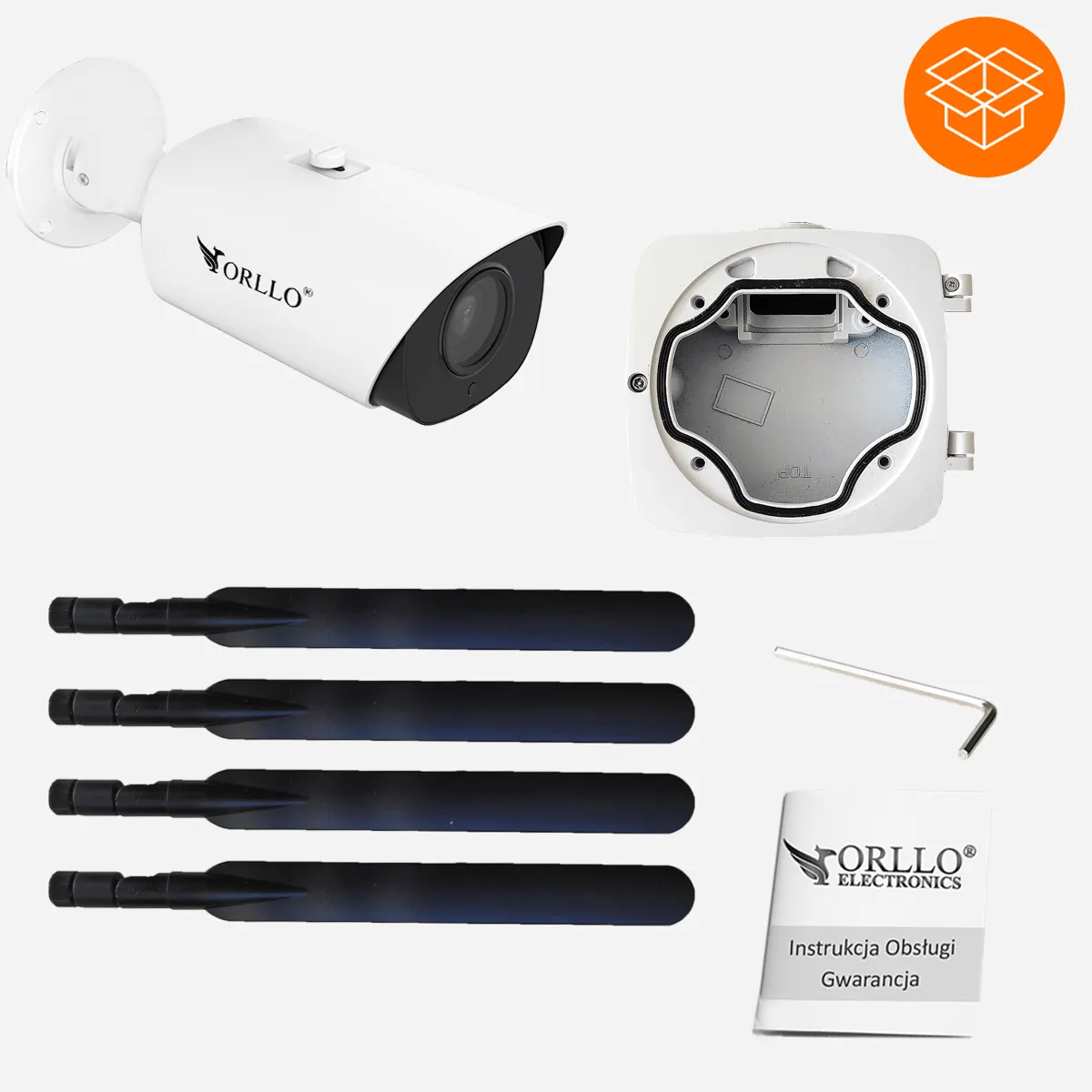 Kamera 5G GSM 4G Lte na Kartę SIM Zewnętrzna ORLLO S1 5G OUTLET IDEALNY