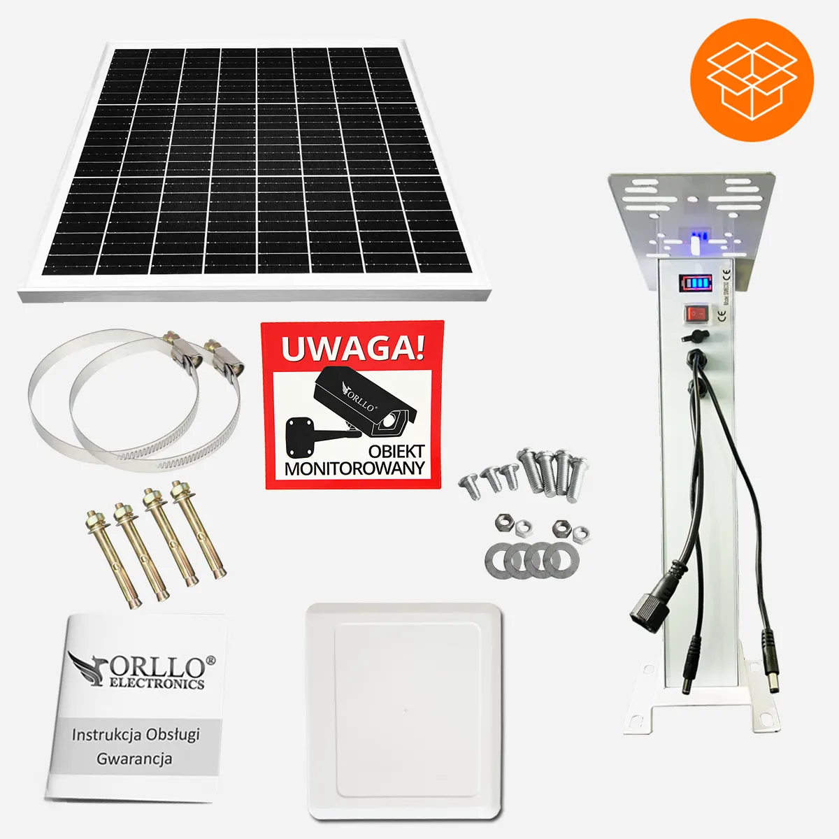 Panel fotowoltaiczny solarny do Kamer Monitoringu ORLLO SM6030 OUTLET IDEALNY