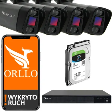 zestaw kamer do monitoringu zewnętrznego wifi ip orllo.pl