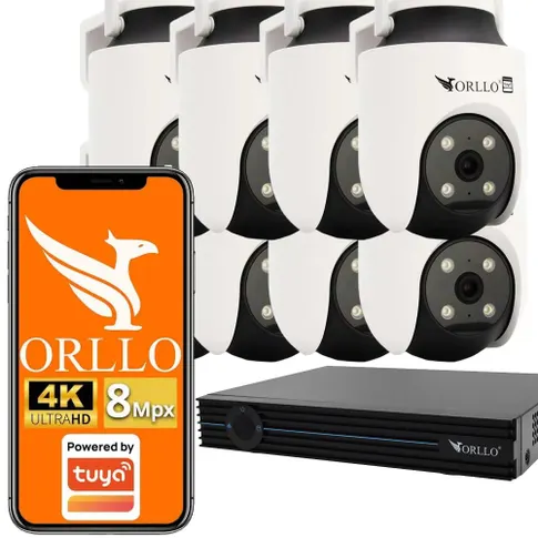 zestaw do monitoringu 4k z rejestratorem kamery ai z sztuczną inteligencją