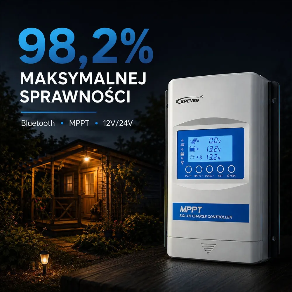 Zestaw Fotowoltaiczny 0.5kW na Działkę Akumulator 100Ah do Samodzielnego Montażu OFF GRID