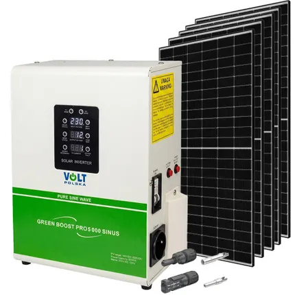 Zestaw Solarny do Zasilania Pompy Basenowej Przetwornica Solarna MPPT 5000 Panele Fotowoltaiczne 3KW