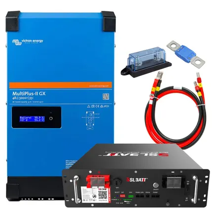 zestaw magazyn energii 5 kWh lifepo4 inwerter victron offgrid ongrid ups system fotowoltaika hybrid zasilanie awaryjne dom pv multiplus gx bateria solarna autonomia energetyczna podgrzewanie wody