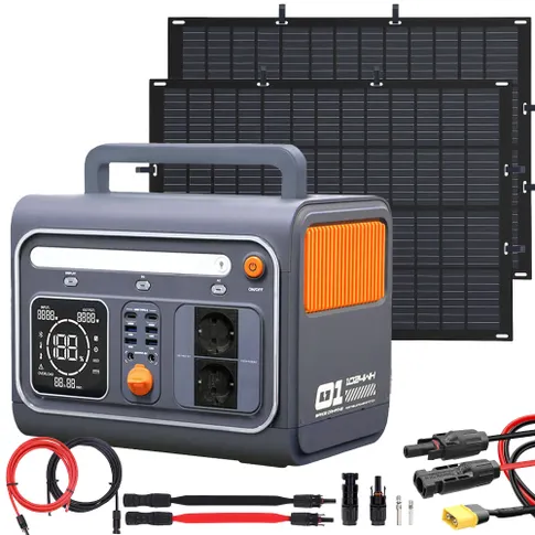 Fotowoltaika Balkonowa Zestaw Fotowoltaiczny na Balkon Stacja Zasilania Panel Elastyczny 200W energia słoneczna offgrid ładowanie sprzętu magazyn energii lekkie panele montaż prosty oszczędność prąd zasilanie awaryjne mobilność