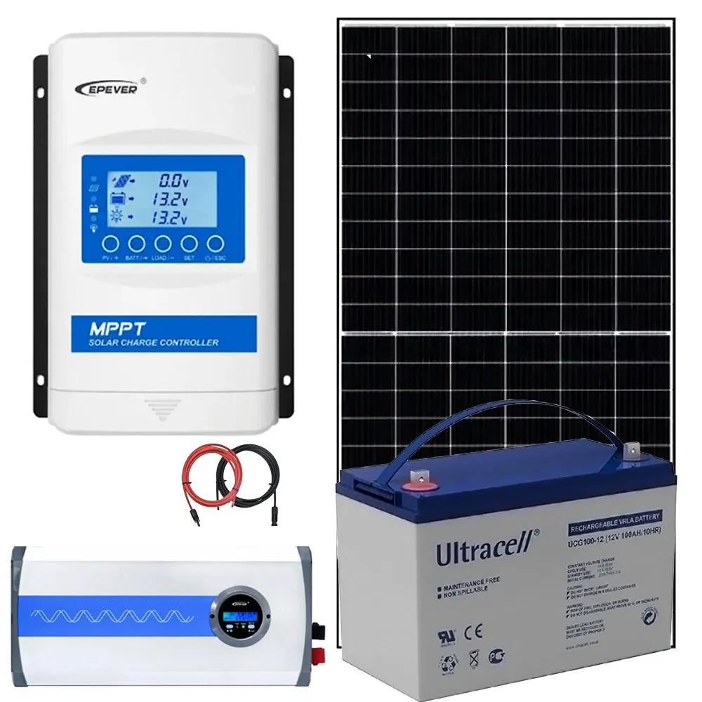 Off Grid Zestaw Fotowoltaiczny na Działkę 100Ah 500W do Samodzielnego Montażu