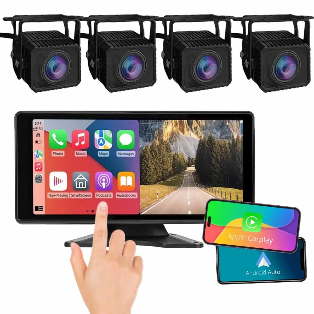 Zestaw Kamer Samochodowych z Wyświetlaczem Dotykowym ORLLO F86