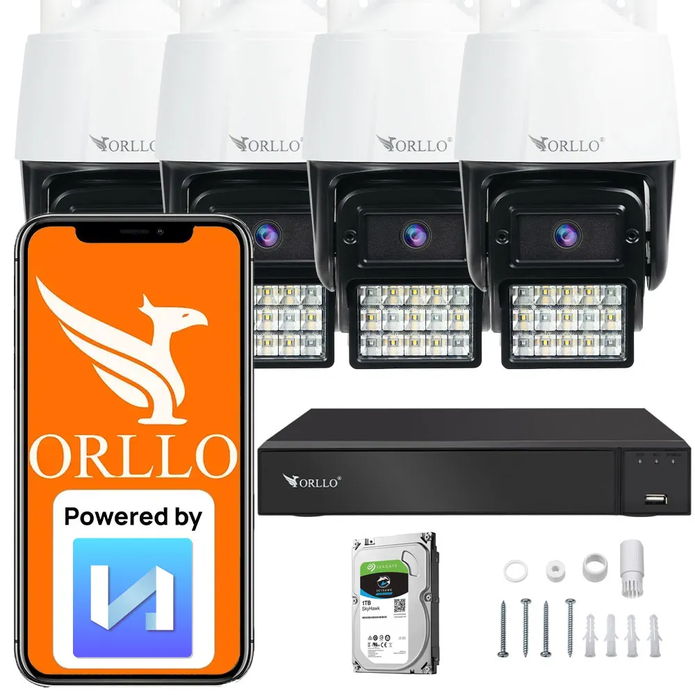 kamera zewnętrzna wifi ip obrotowa 4mpx mocne diody led orllo night color orllo.pl