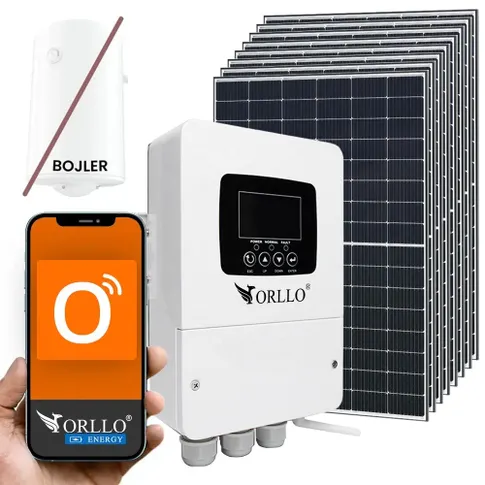 przetwornica solarna ORLLO BOOST 5KW BYPASS MPPT WiFi do grzania wody w bojlerze z paneli fotowoltaicznych
