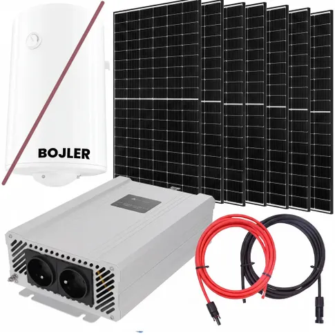 off grid zestaw fotowoltaiczny do grzania wody przetwornica 3000w 3kw orllo.pl orlloenergy.pl