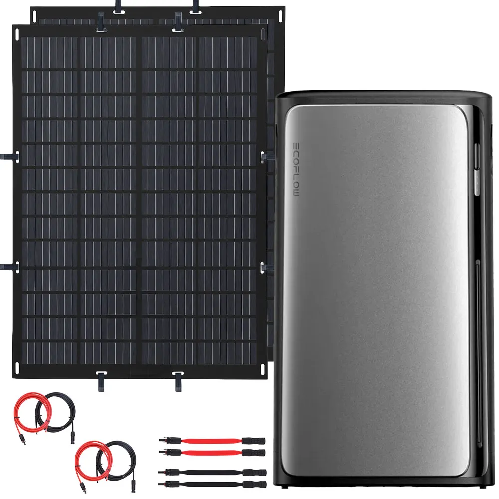 Fotowoltaika Balkonowa Zestaw Fotowoltaiczny na Balkon Bank Energii Mikroinwerter 3w1 ECOFLOW