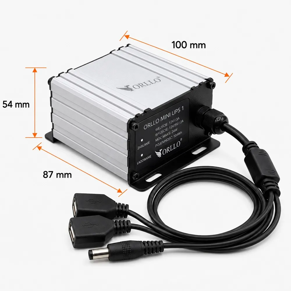 Mini zasilacz awaryjny Zewnętrzny UPS 12 V ORLLO MINI UPS