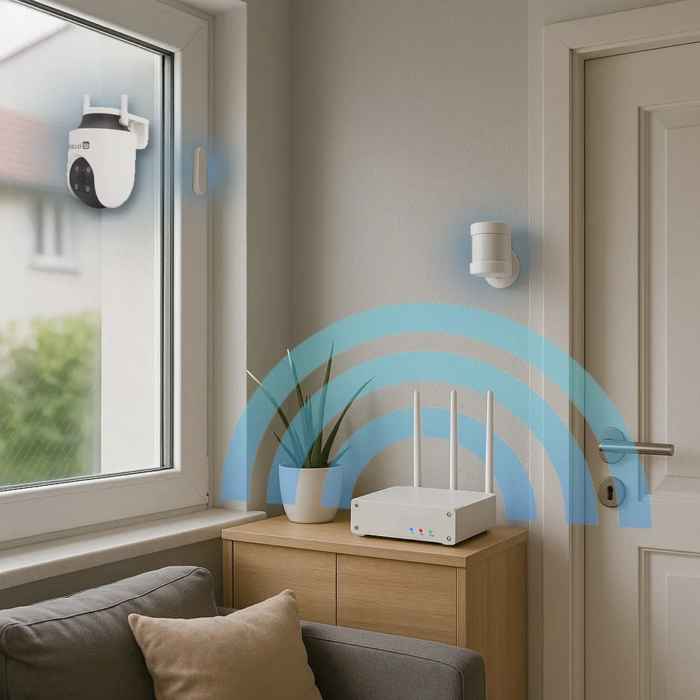 Zestaw Kamera 4K Bramka HUB ZIGBEE 4G WiFi Kontaktron