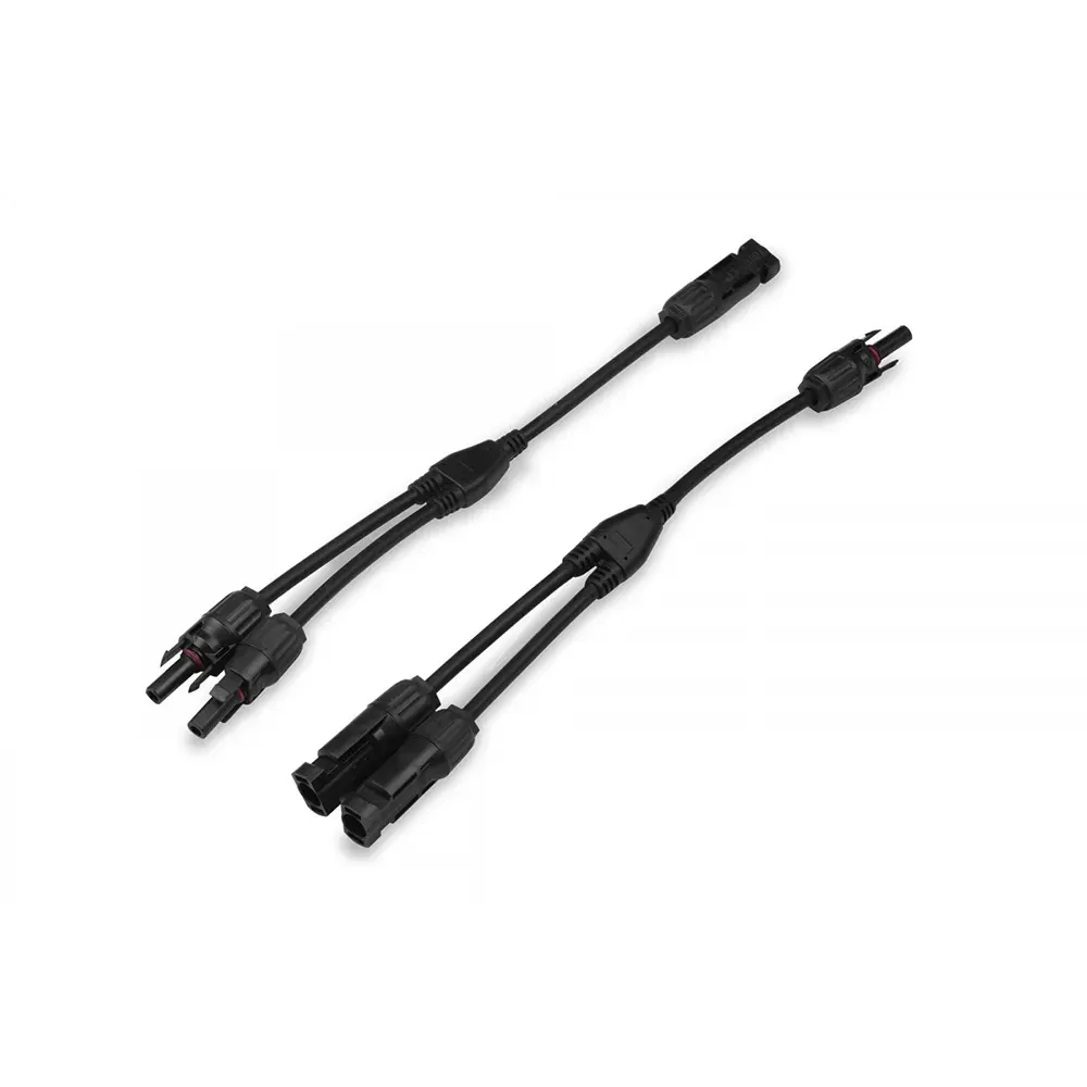 Złącze MC4 Dwójnik Konektor Równoległy Komplet Para Męski Żeński Do Instalacji Fotowoltaicznych