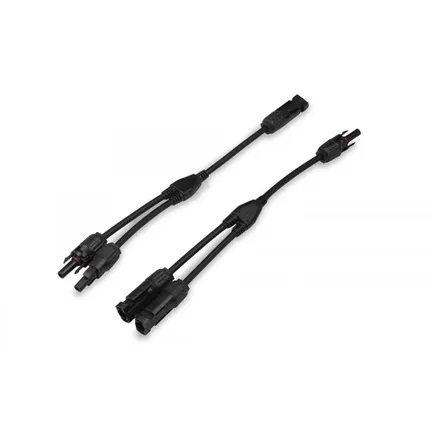 Złącze MC4 Dwójnik Konektor Równoległy Komplet Para Męski Żeński Do Instalacji Fotowoltaicznych