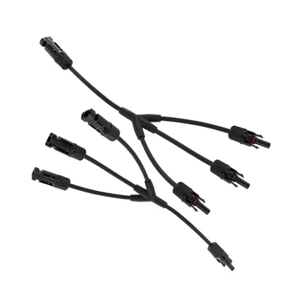 Złącze MC4 Rozgałęźnik Trójnik Komplet Para Męski Żeński Do Instalacji Fotowoltaicznych