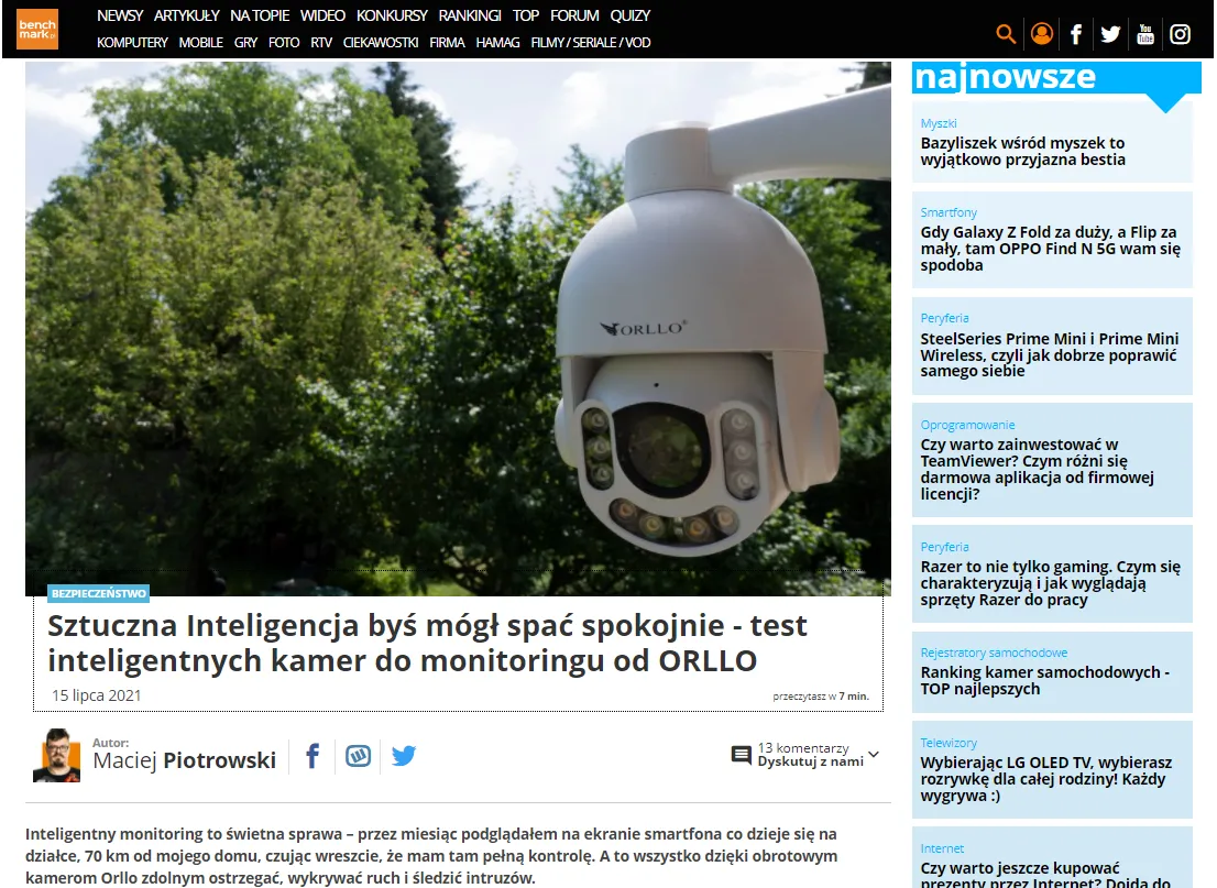 monitoring orllo testy opinie recenzja benchmark orllo.pl