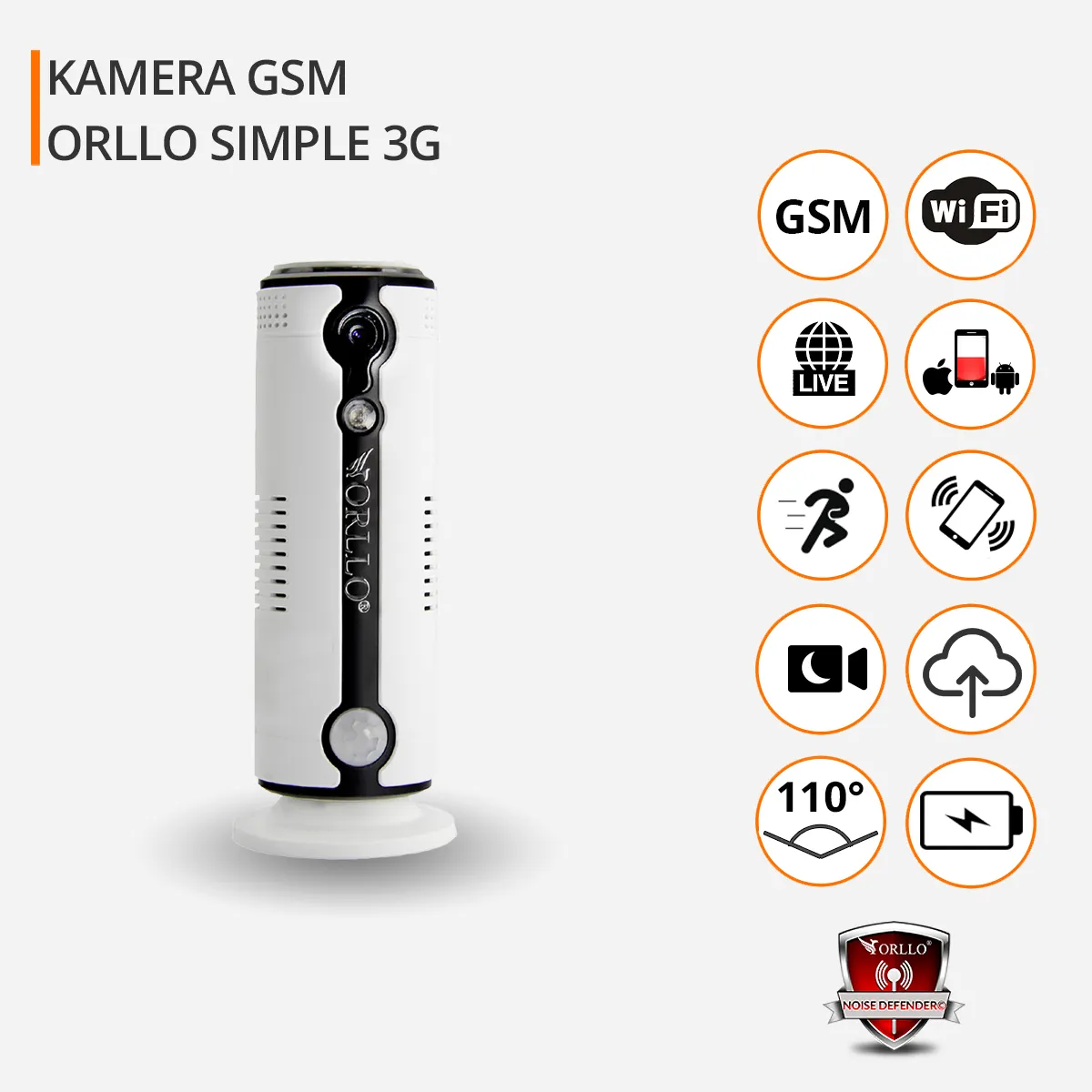 Kamera IP WIFI  GSM ORLLO Simple 3G.